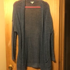Blue spring cardigan